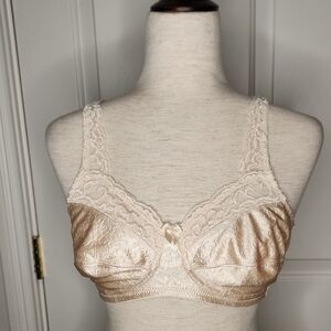 AMOENA 2126 Annabelle Soft Cup Mastectomy Bra Pearl Beige  Size 36B  NWT